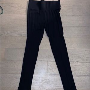 Large band high waisted leggings